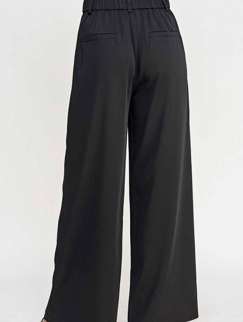 Pleat Front Drapey Twill Trouser