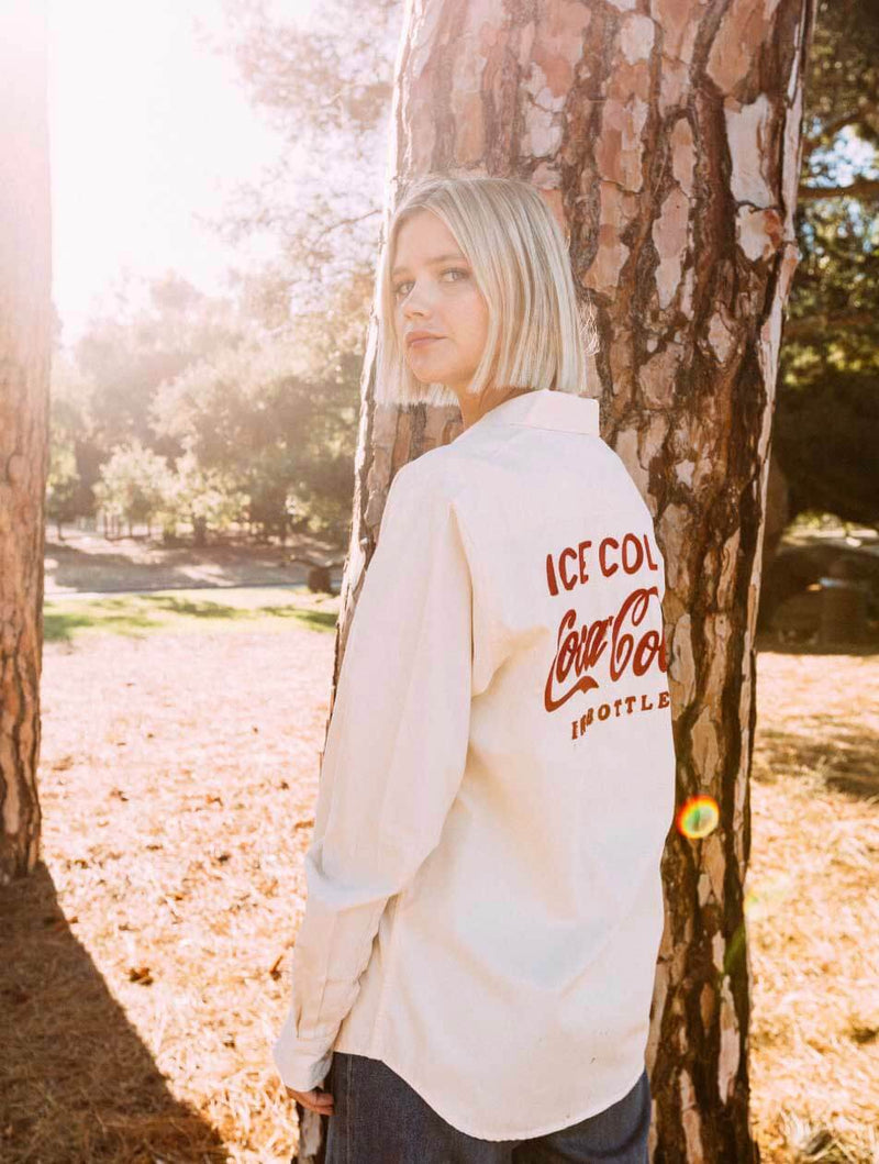 American Needle COKE Button Up in Cream