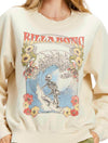 Billabong Here We Go Sweatshirt in White Cap