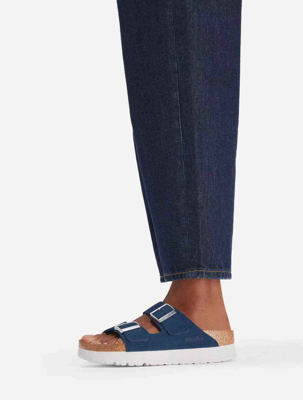Birkenstock Arizona Flex Platform Nubuck Sandal