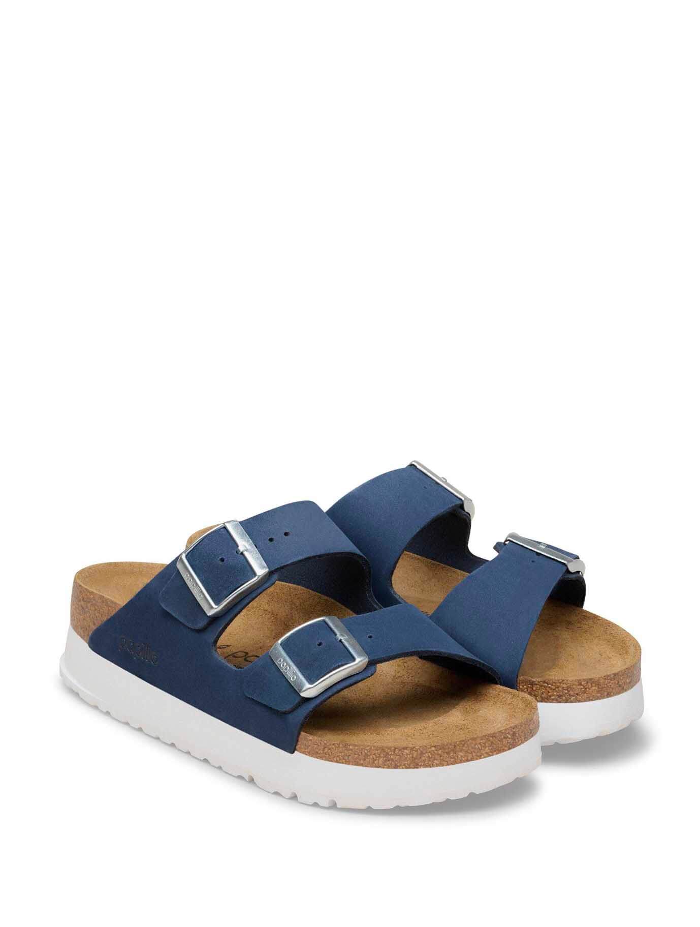 Birkenstock Arizona Flex Platform Nubuck Sandal