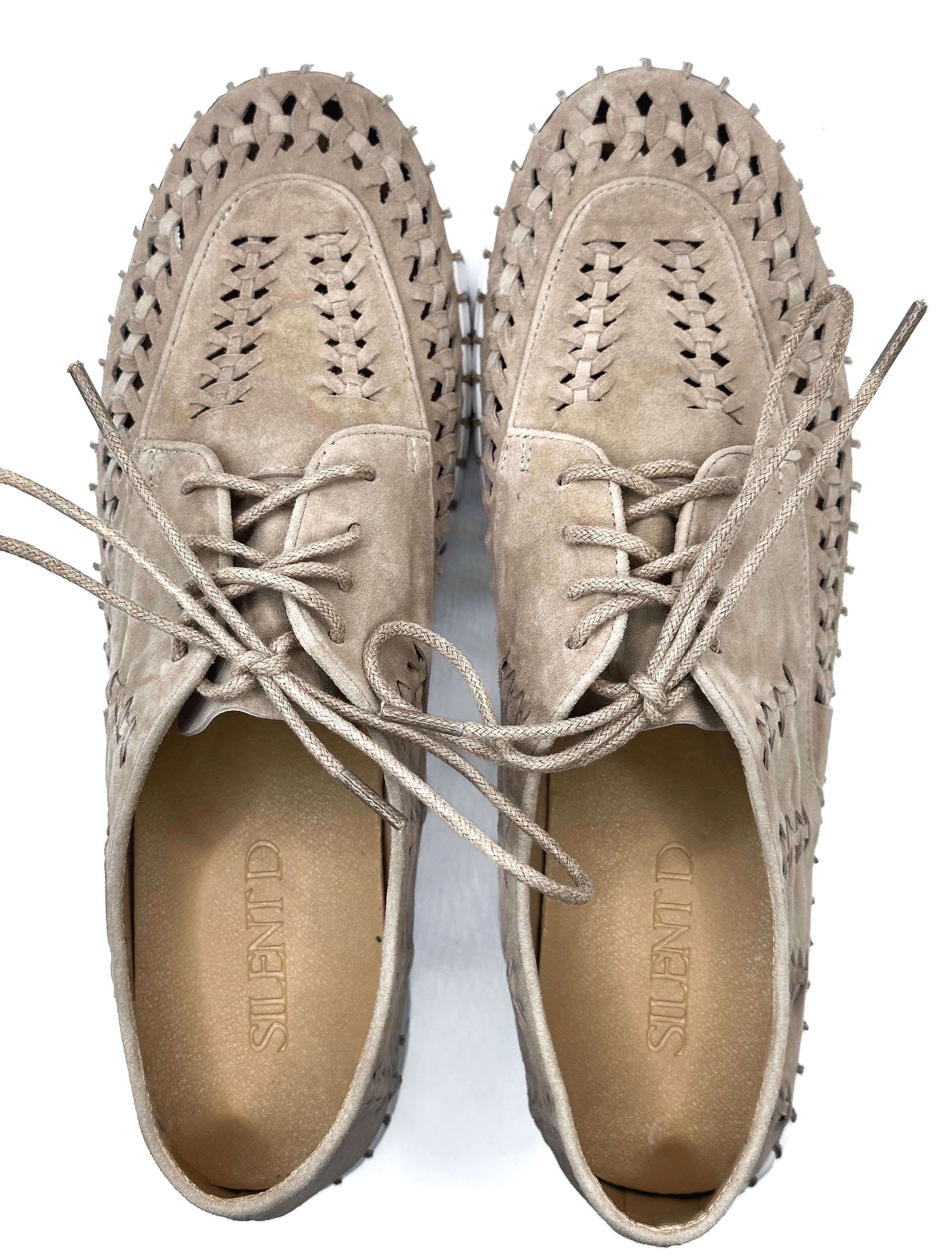 Silent D Brodies Sneaker in Taupe Suede