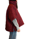 Quilted Puffer Poncho