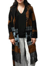 Belted Fringe Coat