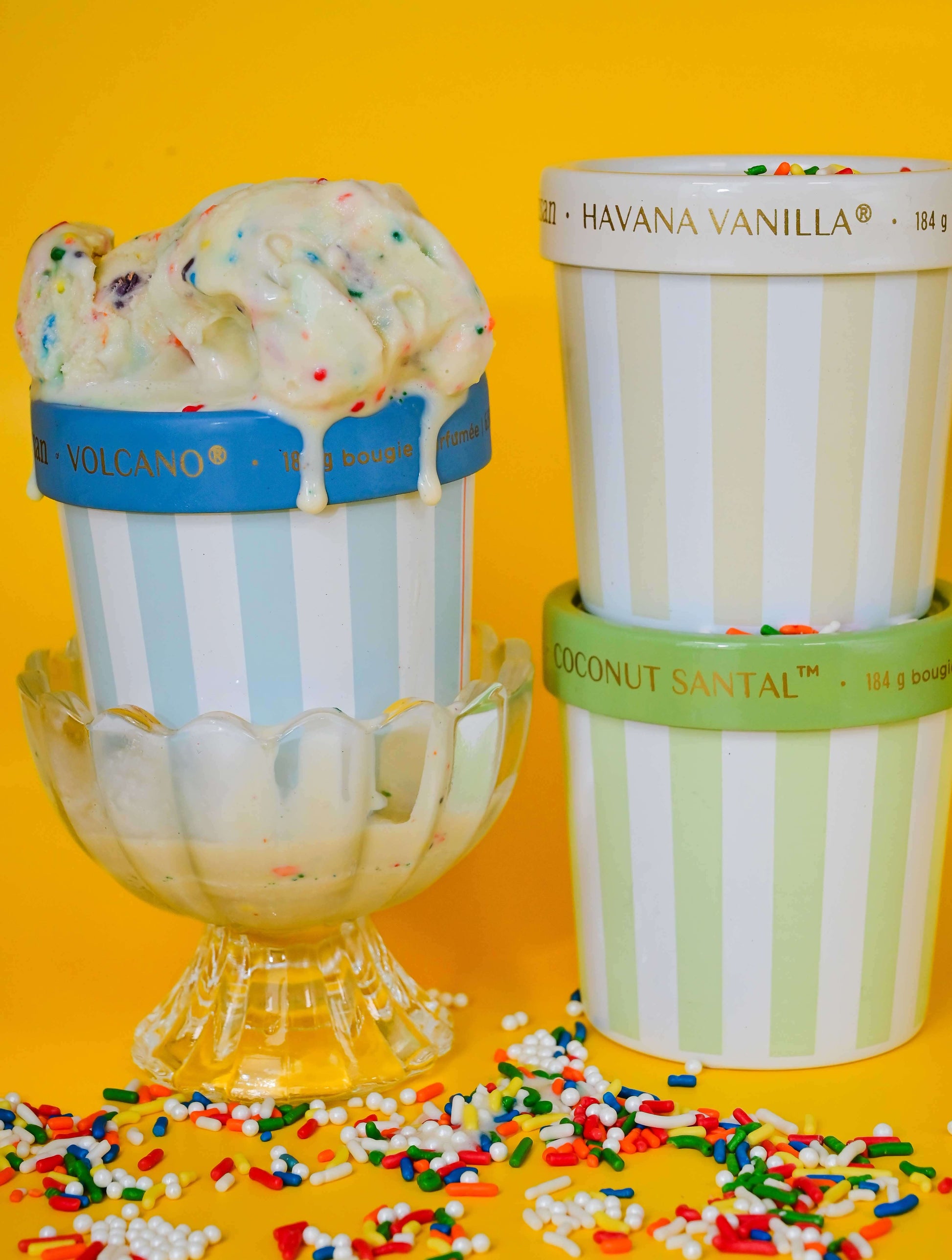 Capri Blue Artisan Caffe Capri 6.5 oz Gelato Cup Volcano Candle