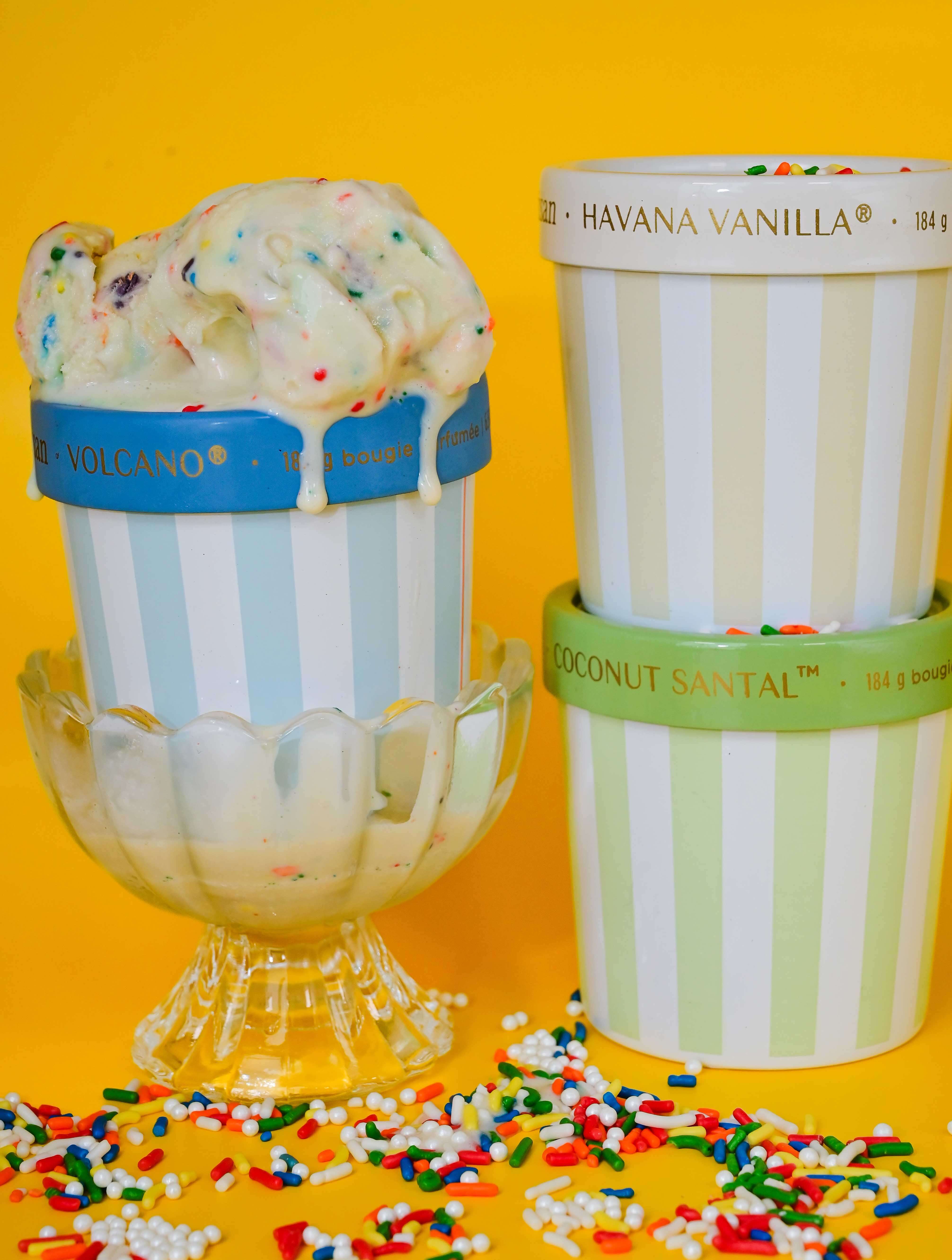 Capri Blue Artisan Caffe Capri 6.5 oz Gelato Cup Volcano Candle