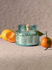 Capri Blue 19 oz Volcano Blue Textured Mercury Signature Candle