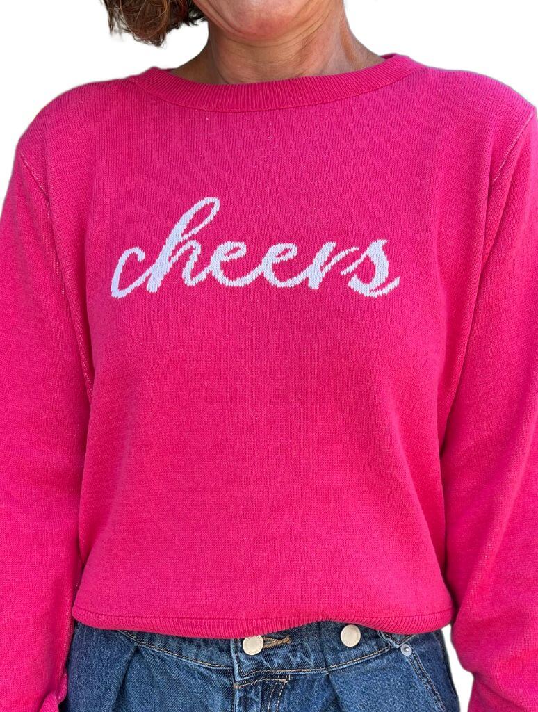 "Cheers" Knit Sweater