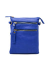 Crossbody Zipper Bag in Royal Blue