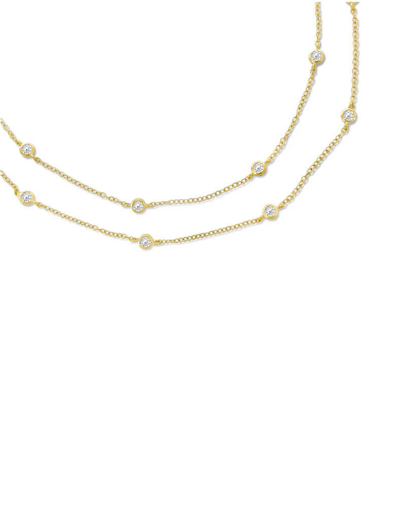 Dainty Cubic Zirconia Necklace