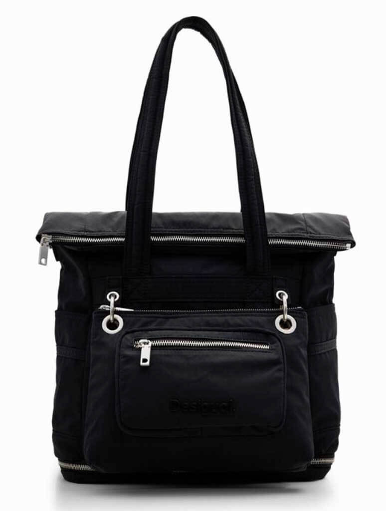 Desigual Multi-Position Backpack in Black