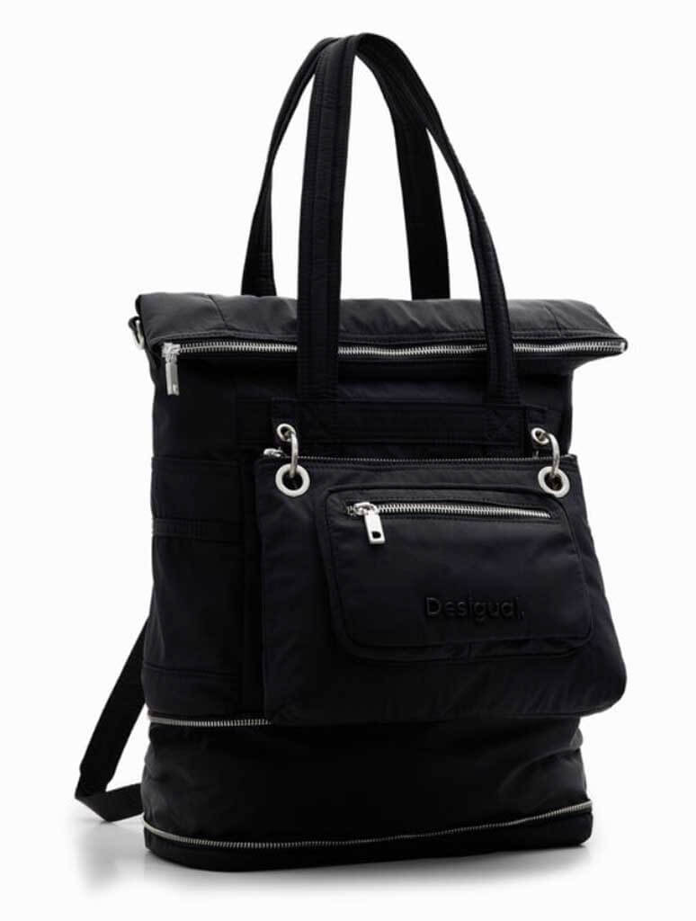 Desigual Multi-Position Backpack in Black