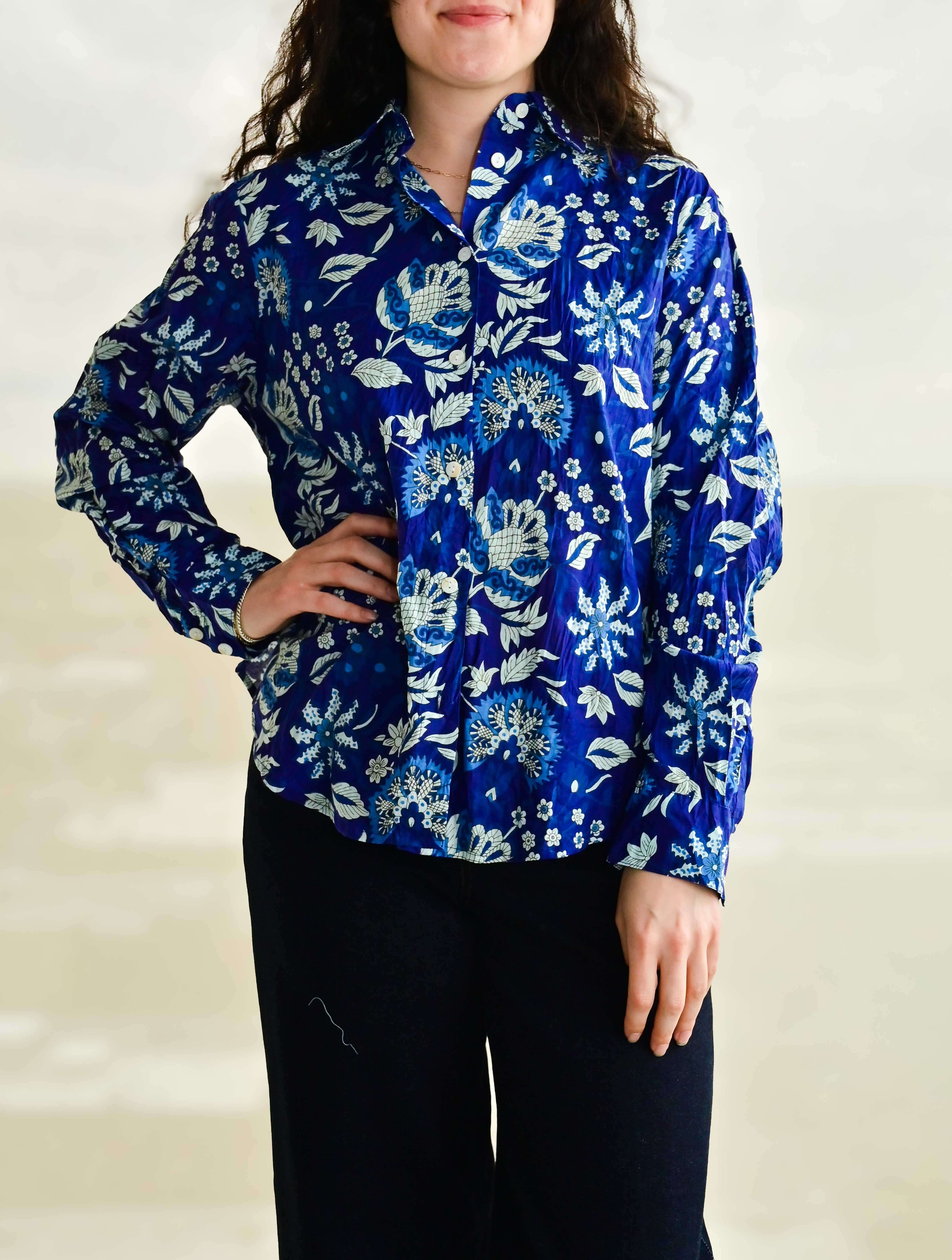 Jor Long Sleeve Button Down Blouse
