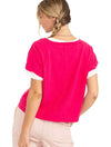 Muscle T-Shirt in Raspberry