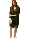 Jiji Plain Dress in Khaki