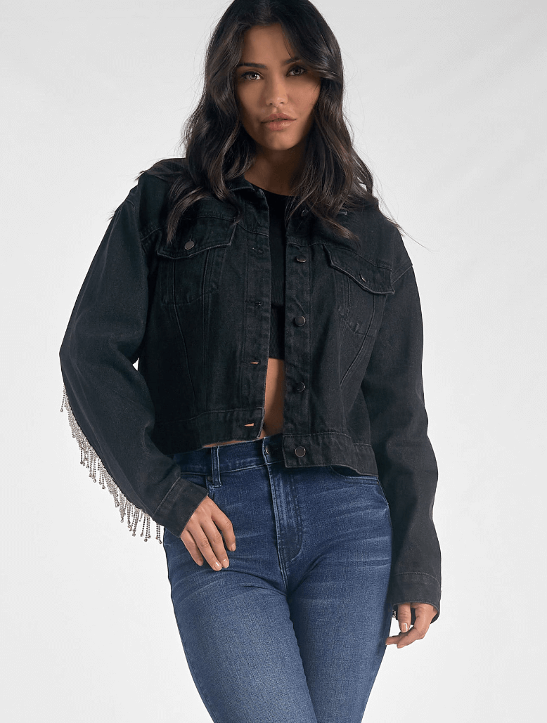 Denim Jacket in Black Wash