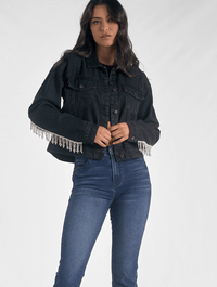 Denim Jacket in Black Wash