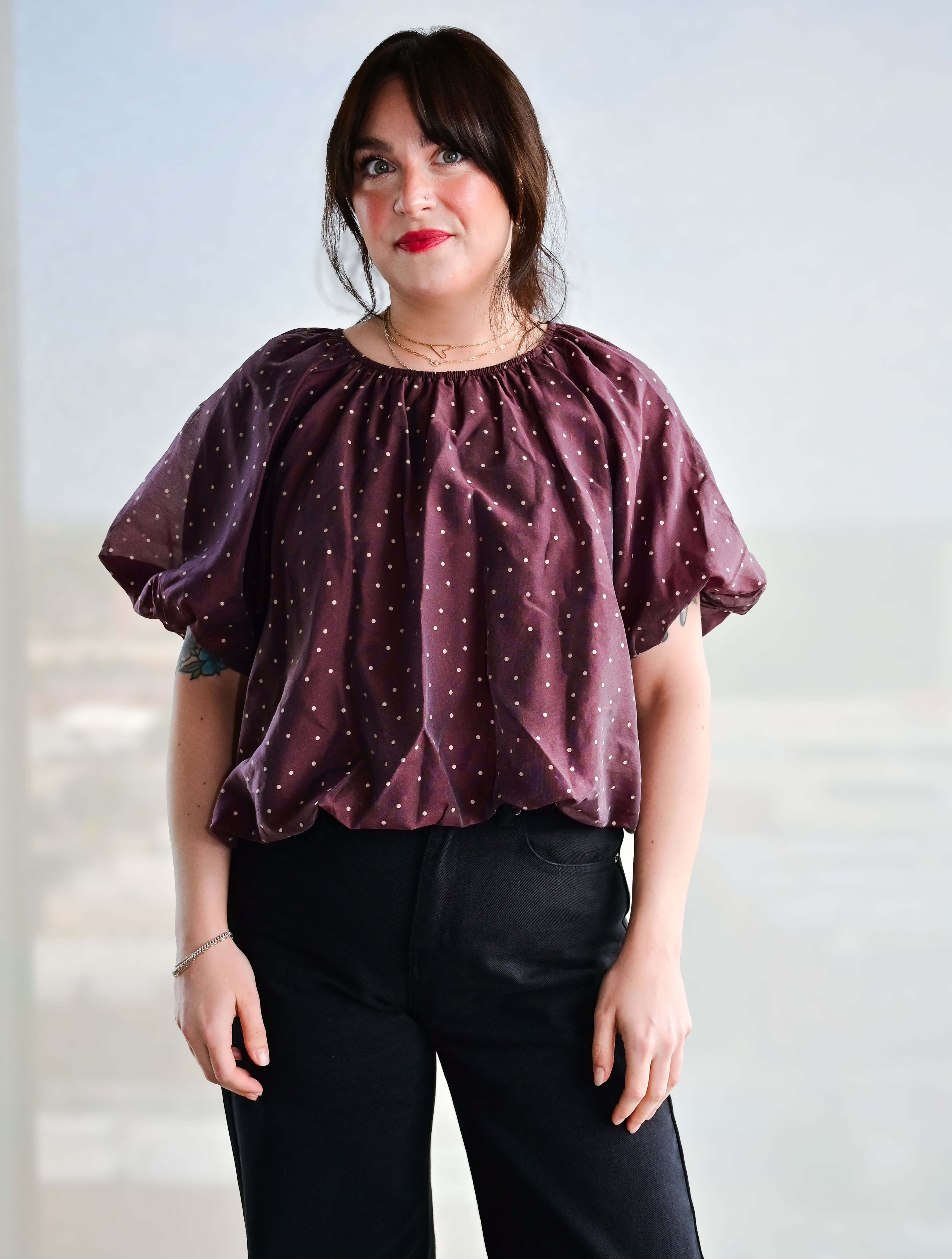 Polka Dot Blouse