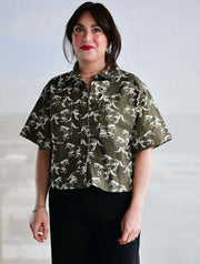 Collared Horse Blouse