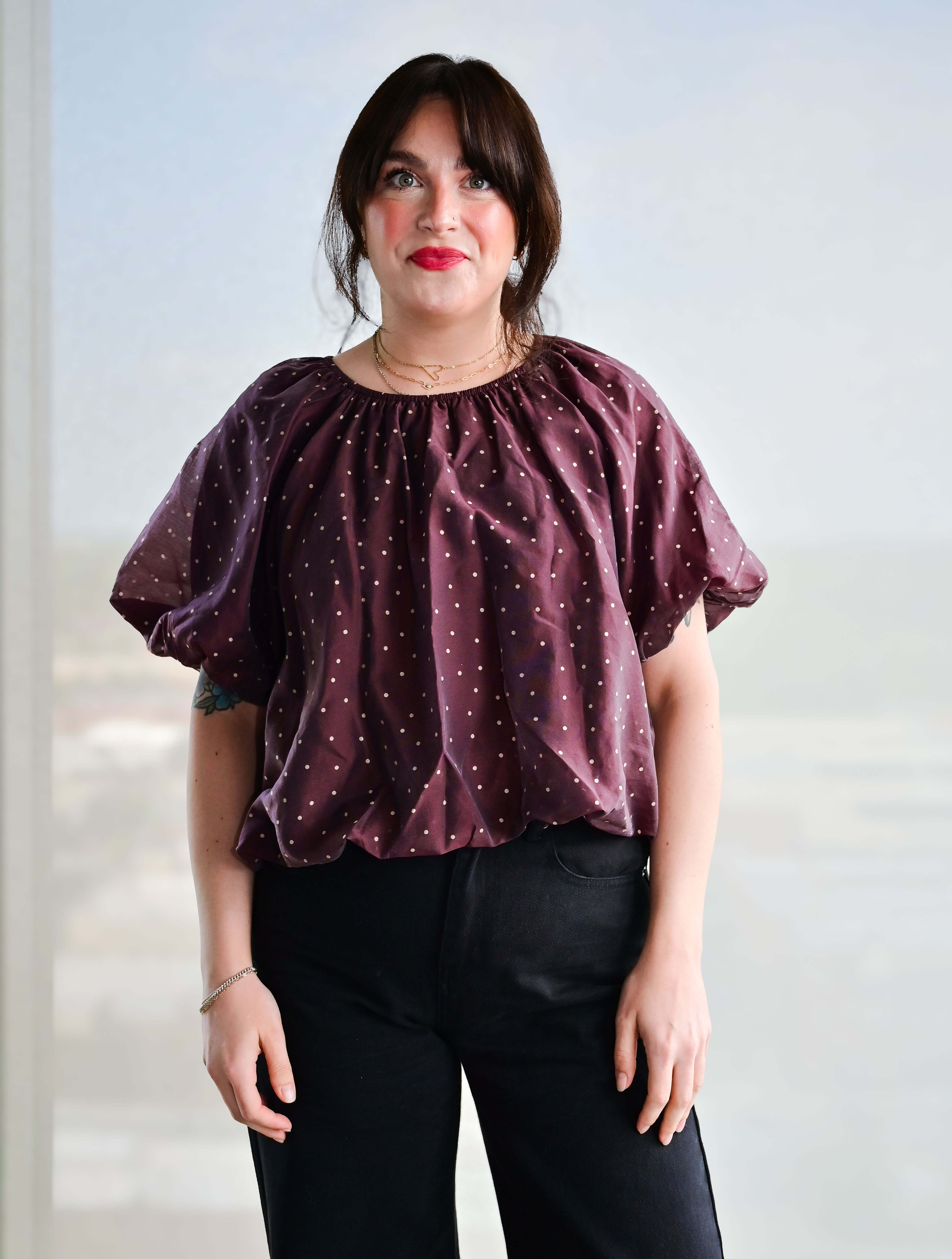 Polka Dot Blouse