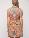 Print Blazer Dress in Multi