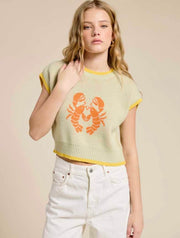 Loving Lobsters Short Sleeve Sweater