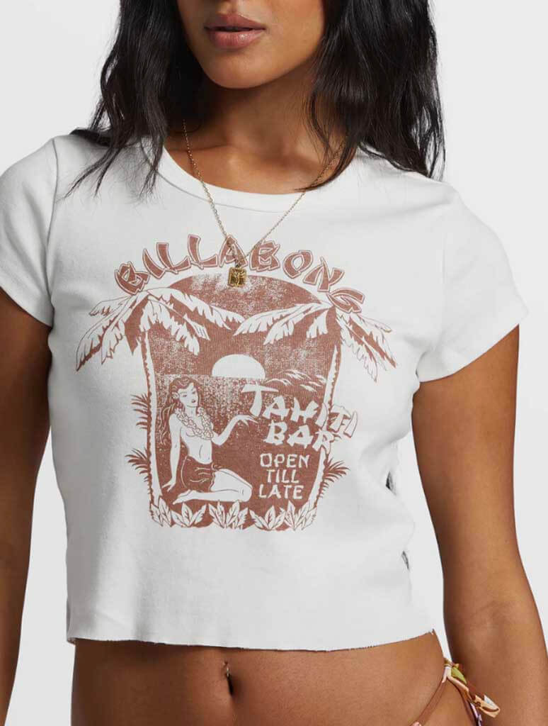 Billabong Tahiti Bar Tee in Salt Crystal