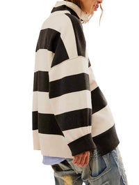 Free People Coastal Stripe Pullover