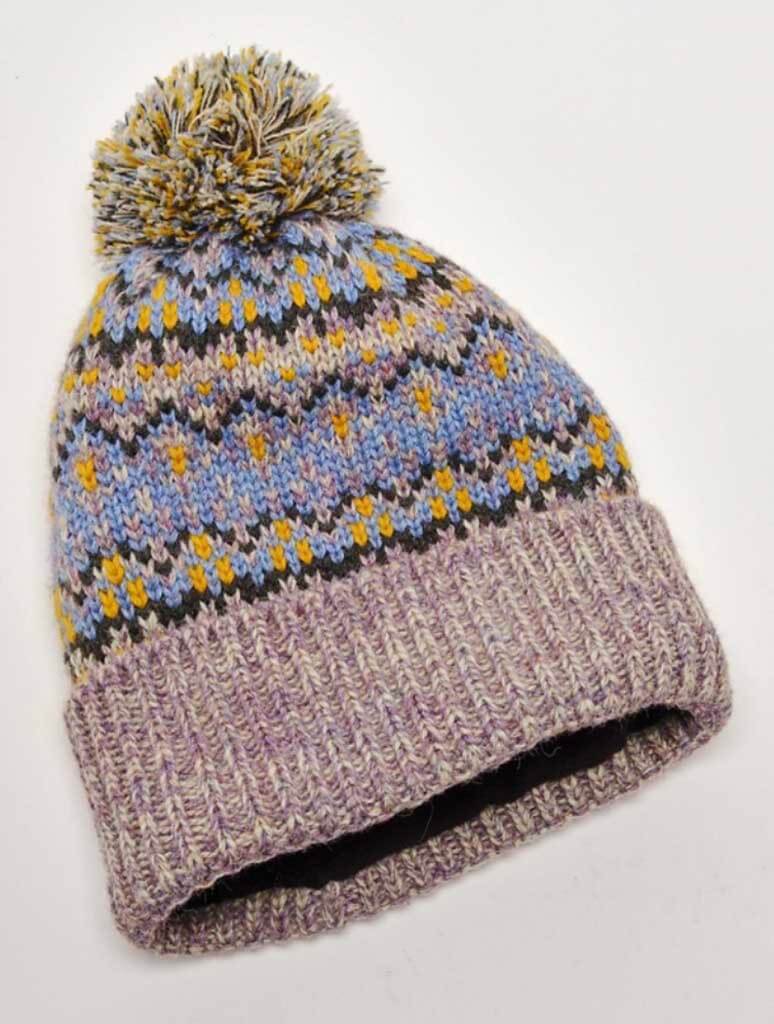 Free People First Frost Fairisle Pom Beanie