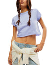 Free People The Perfect Tee in Periwinkle