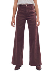 Free People Libre Corded Wide Leg Pants