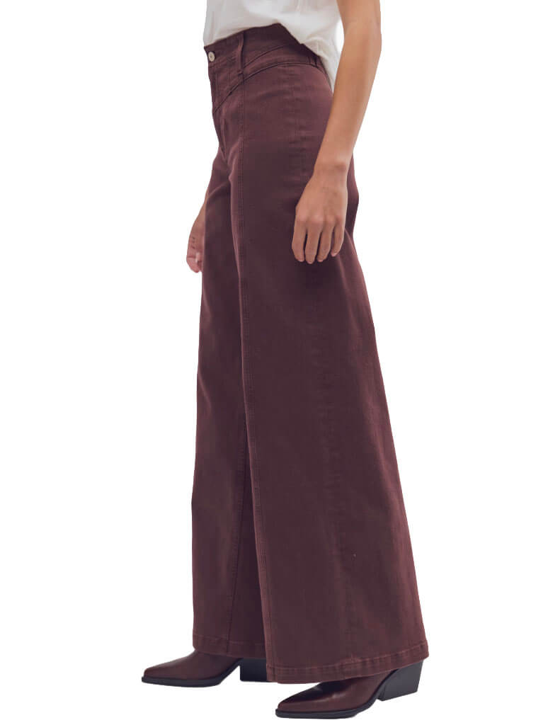 Free People Libre Corded Wide Leg Pants