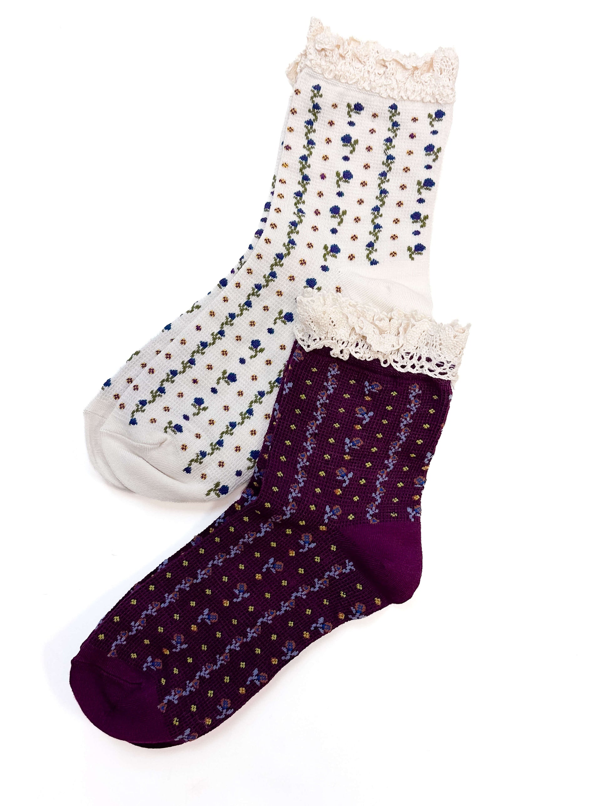 Free People Rosebud Waffle Knit Ankle Sock
