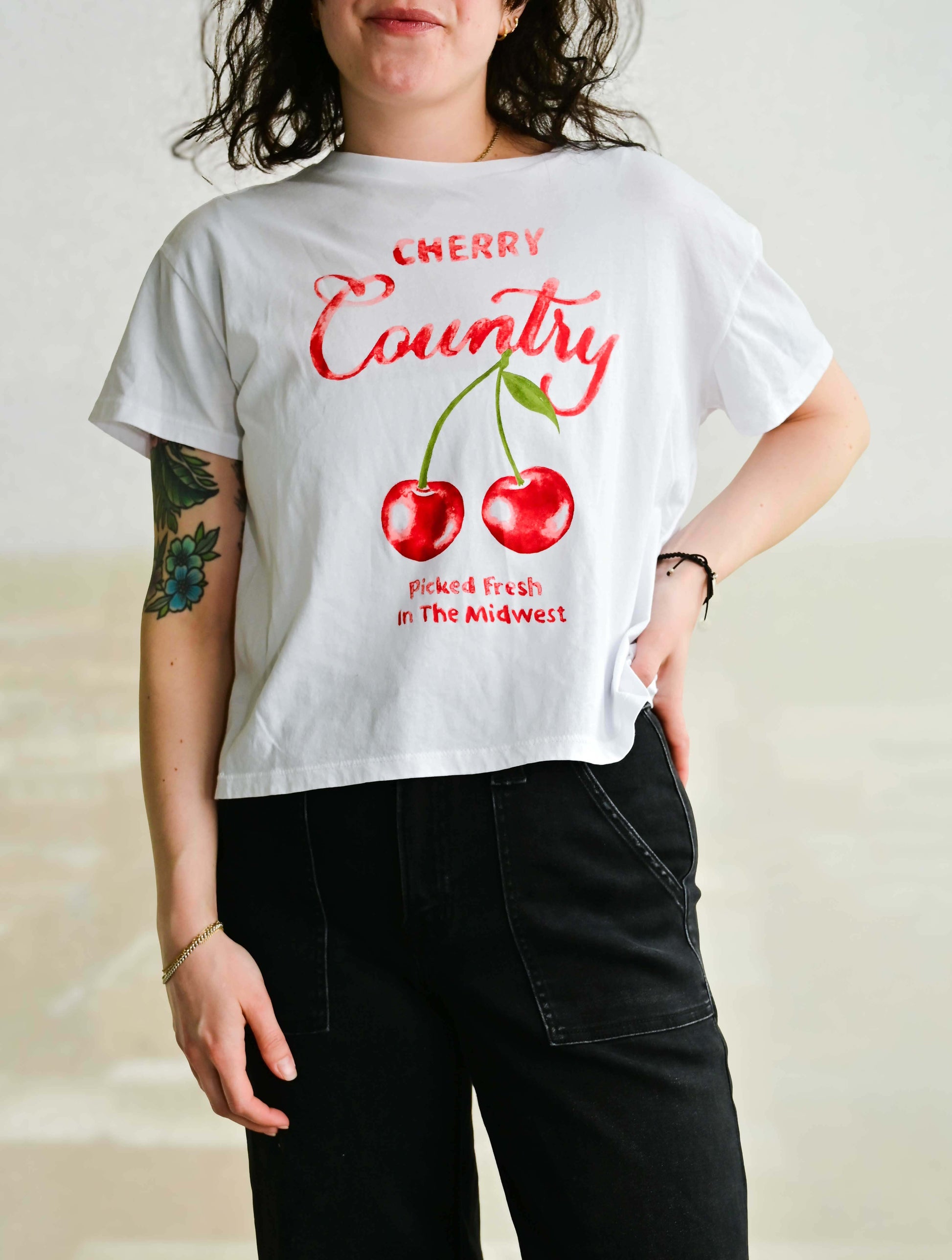 Cherry Country Classic Fit Tee
