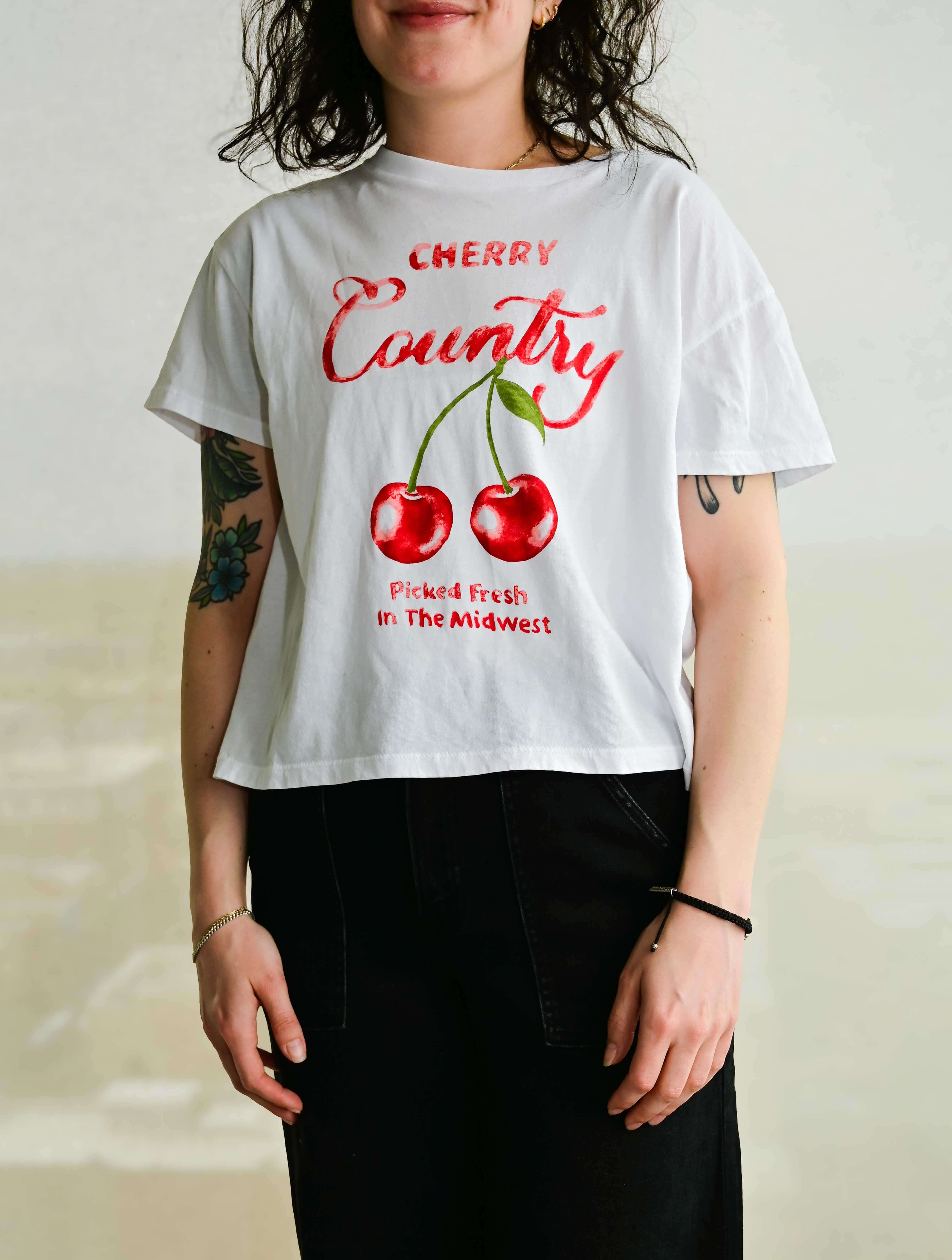 Cherry Country Classic Fit Tee