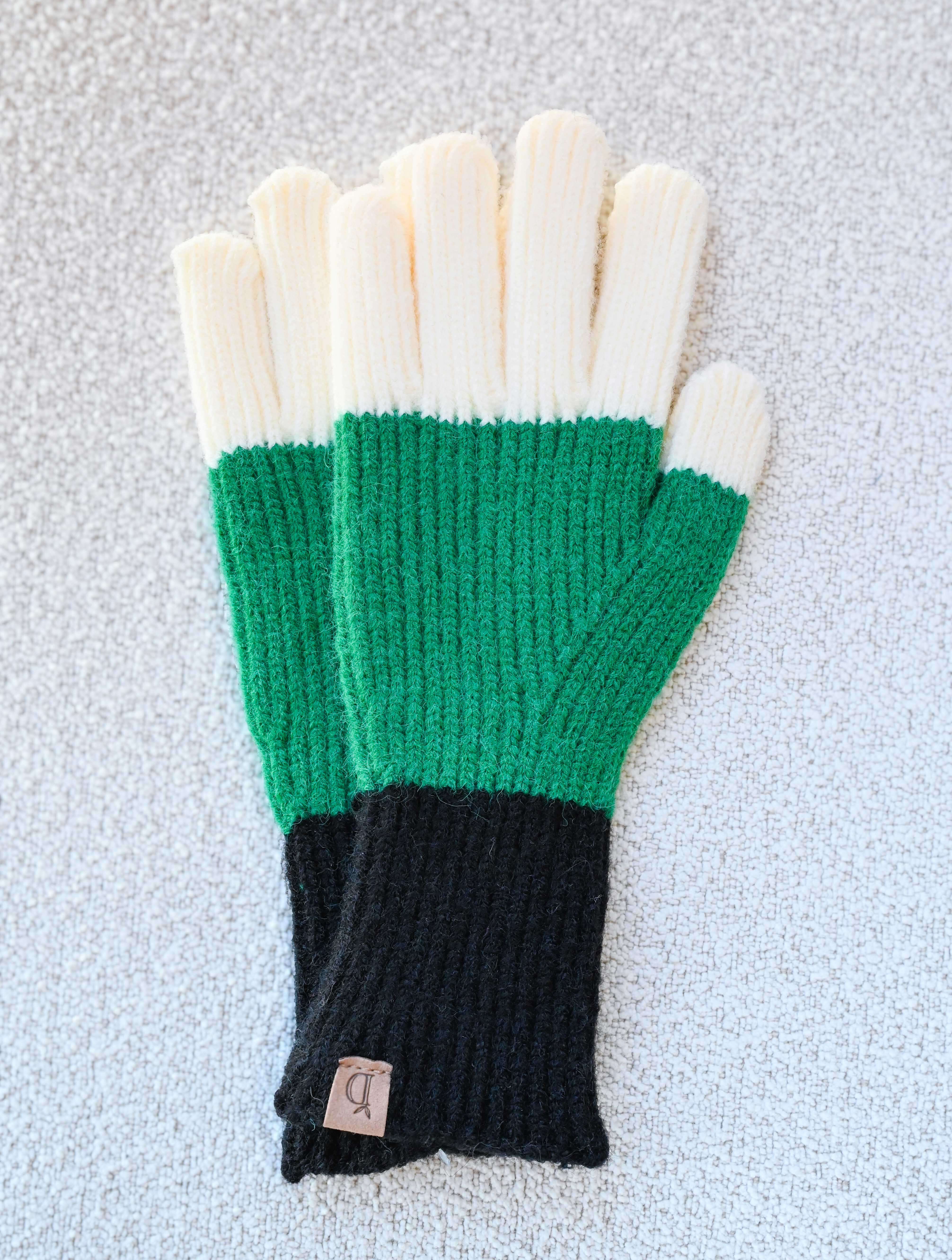 Trio Color Block Gloves (Final Sale)