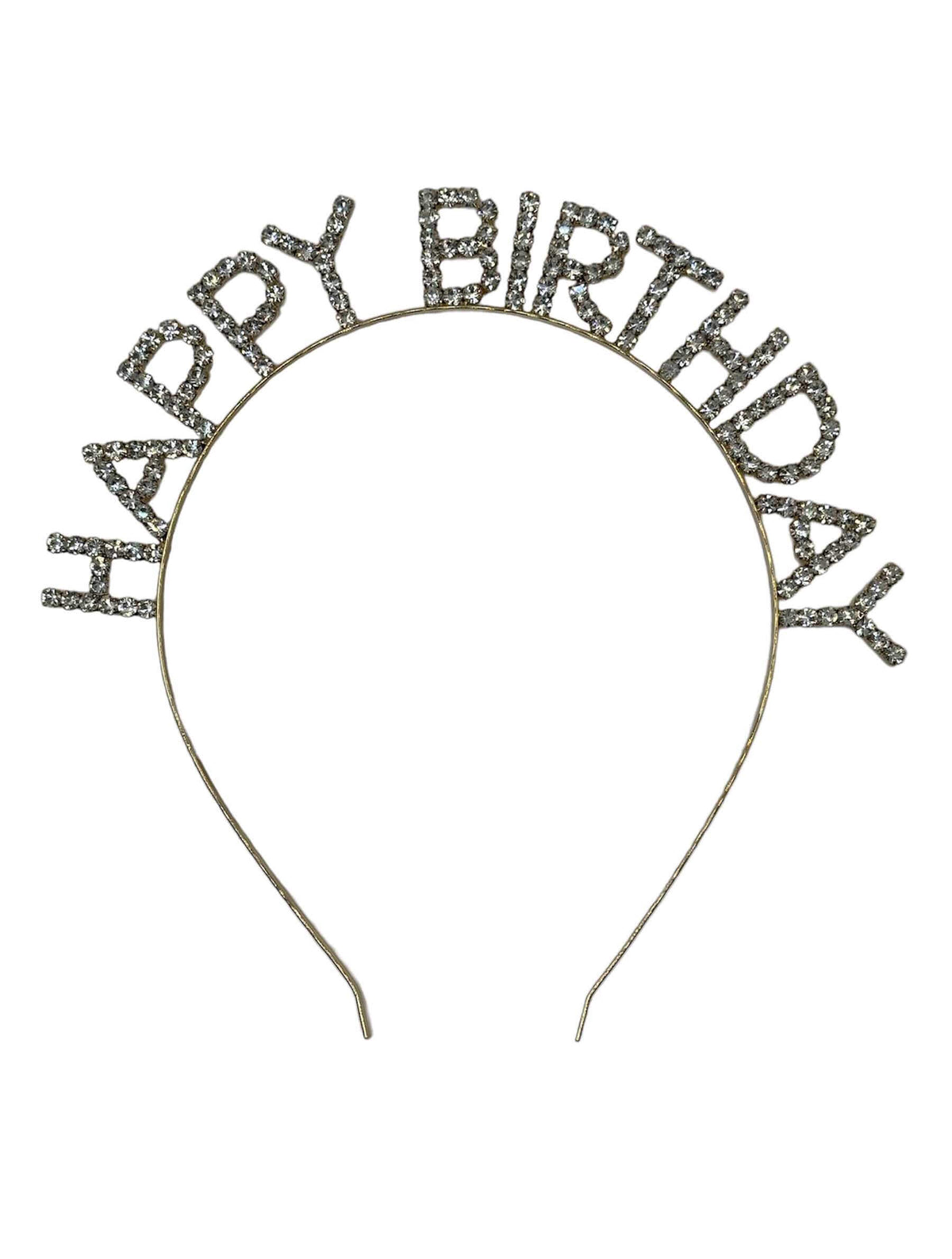 Crystal Paved Happy Birthday Headband