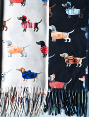 Dachshund Diva Print Scarf