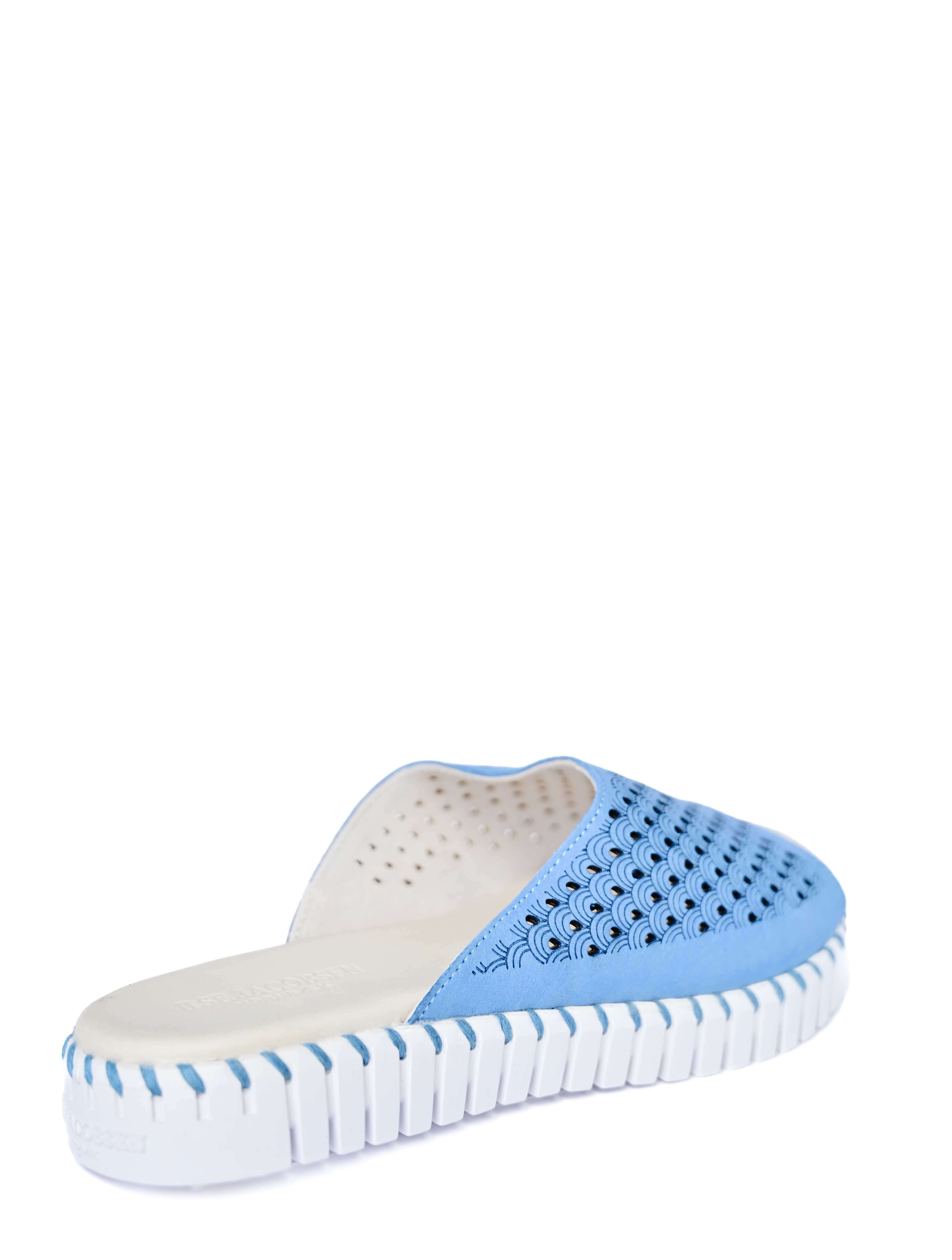 Ilse Jacobsen Tulip Perforated Open-Toe Flat Sandal*