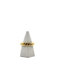 Curb Chain Ring in Gold