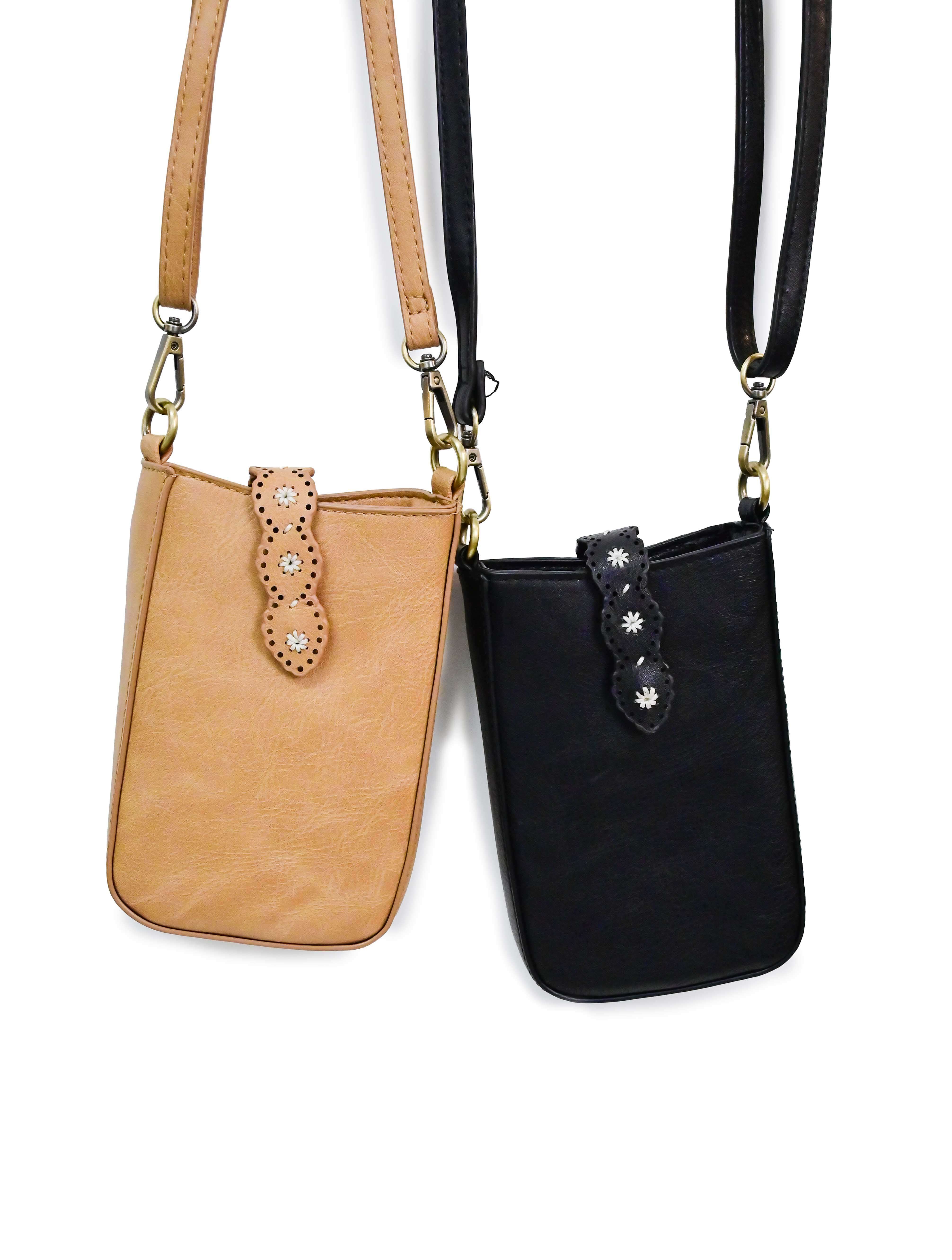 Lazer Cut Daisy Phone Crossbody