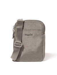 Baggallini Modern Take Two RFID Crossbody in Sterling Shimmer