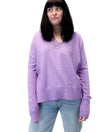 Wagner Knit Top in Sheer Lilac