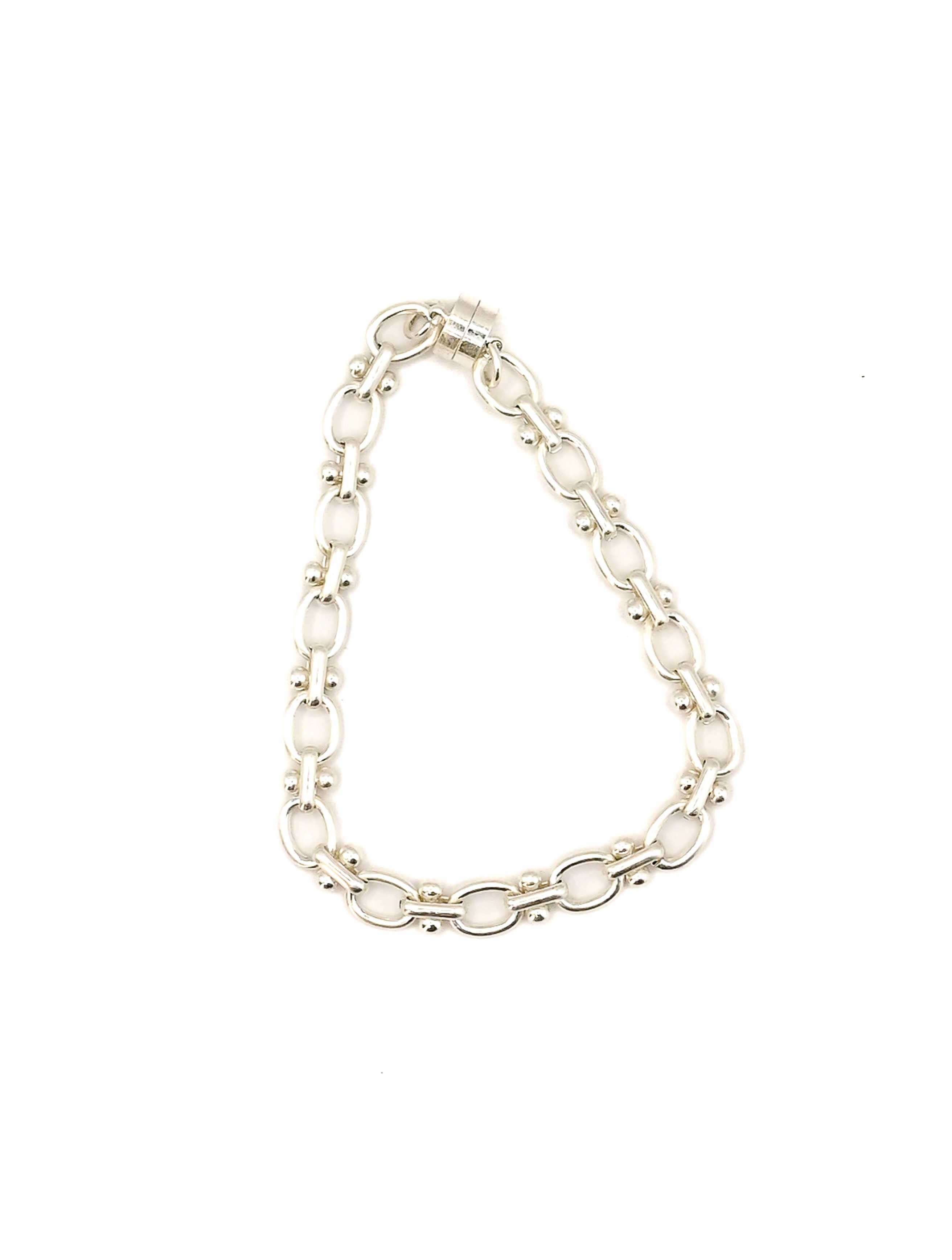 Mini Cable and Barbell Chain Bracelet