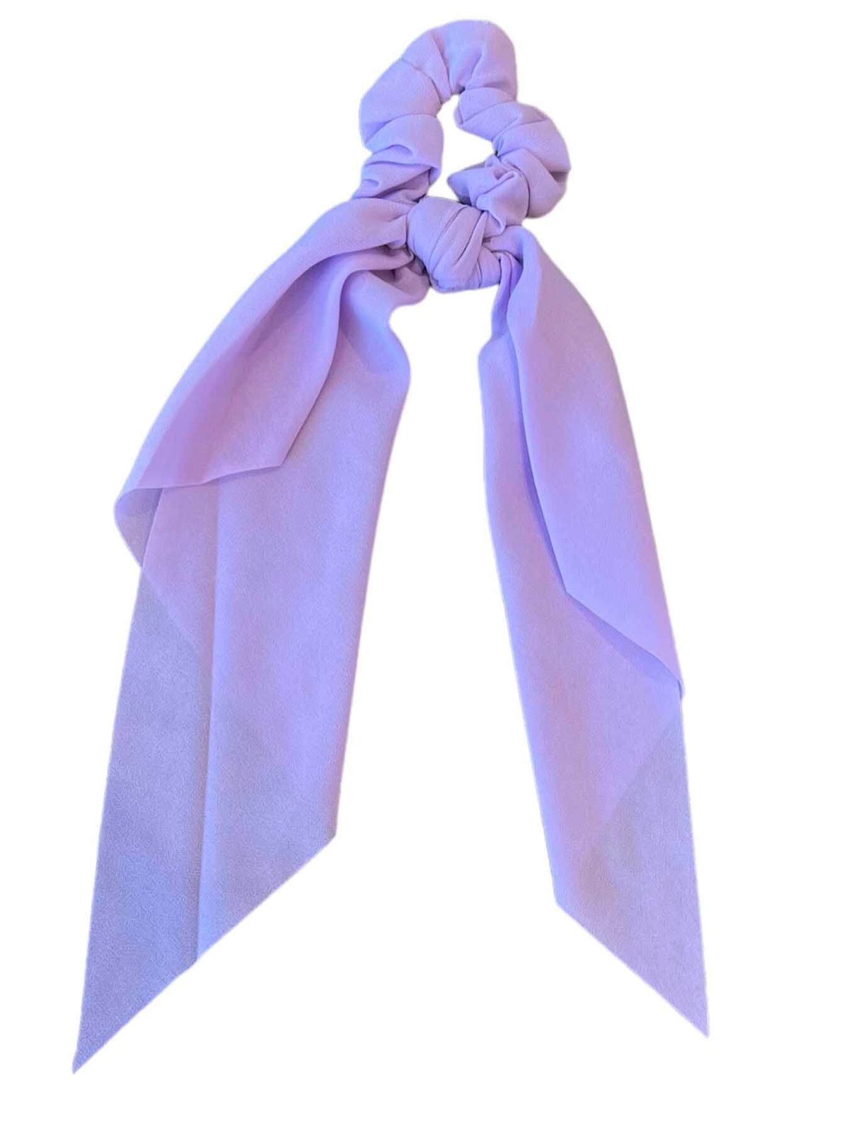 Solid Scarf Scrunchie in Lavender