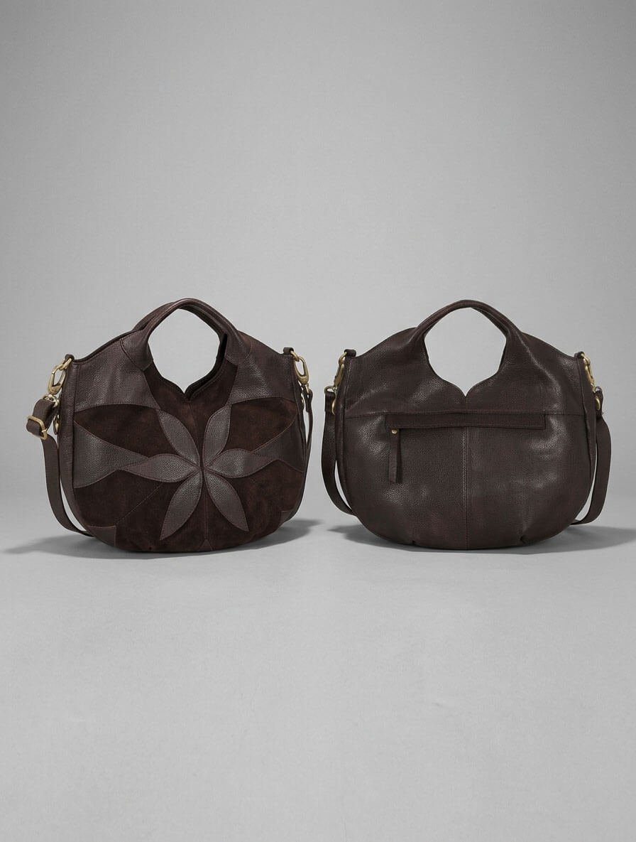 Darby Suede Leather Crossbody Bag