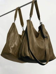 Bree Diamond Leather Shoulder Bag