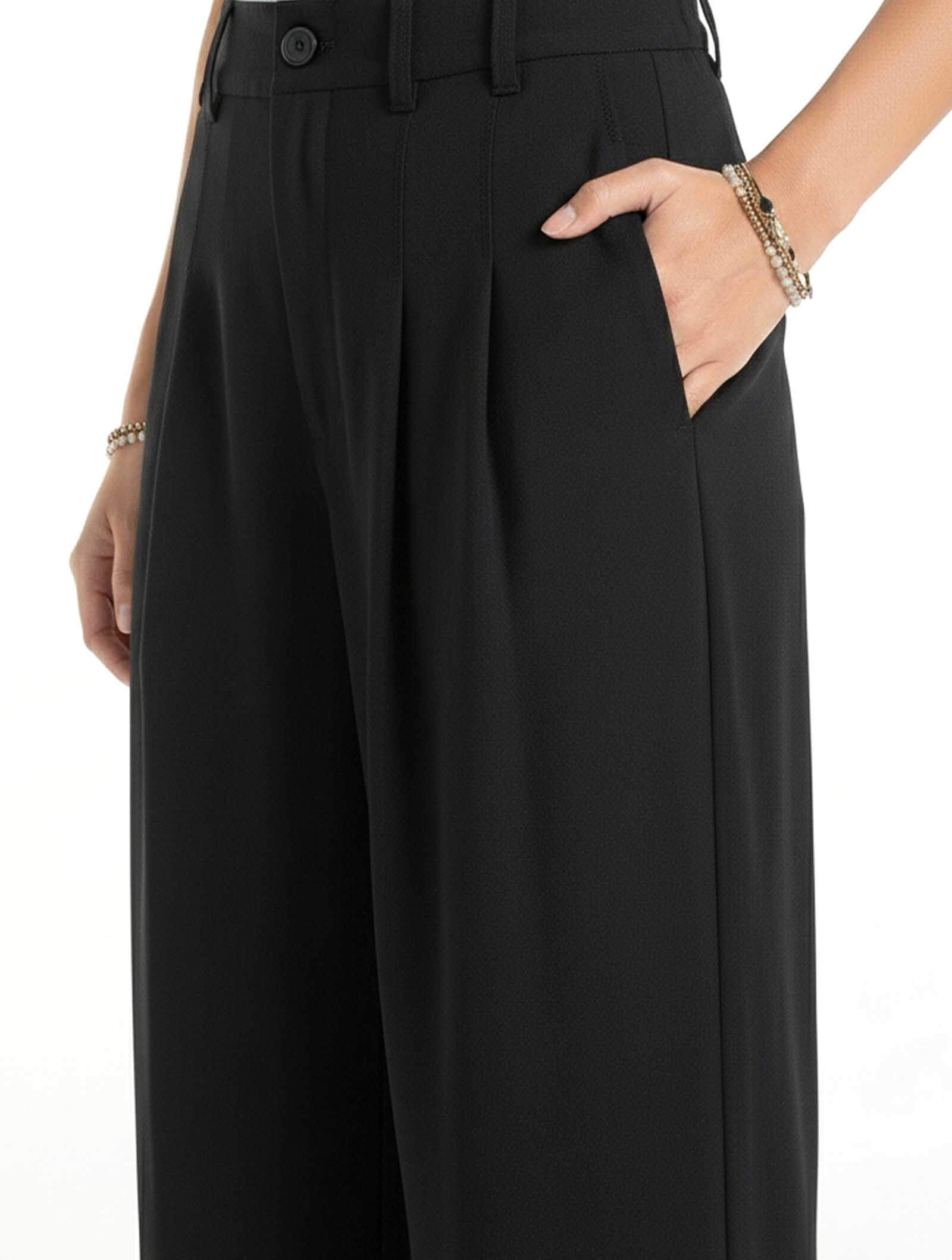 Liverpool Pleated Wide Leg Trouser