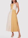 La Creme Maxi Dress in Cream/Sand