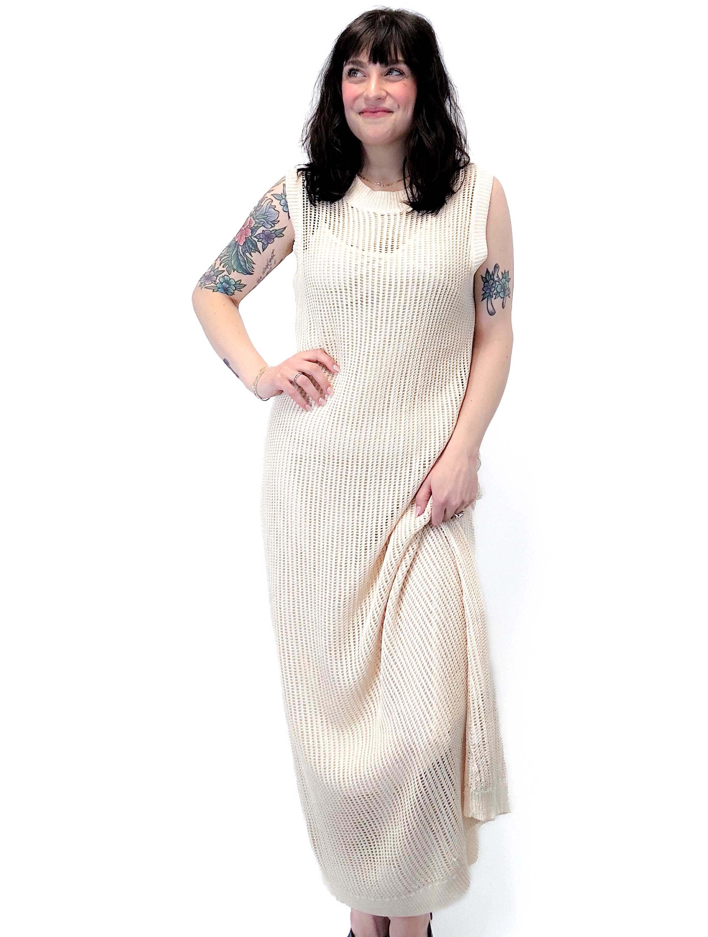 Knit Dress in Cream